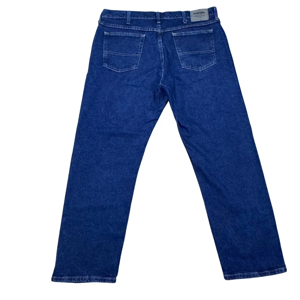 Wrangler Authentics Mens Jeans Regular Fit Straight Leg‎ Denim Blue Size 38x29